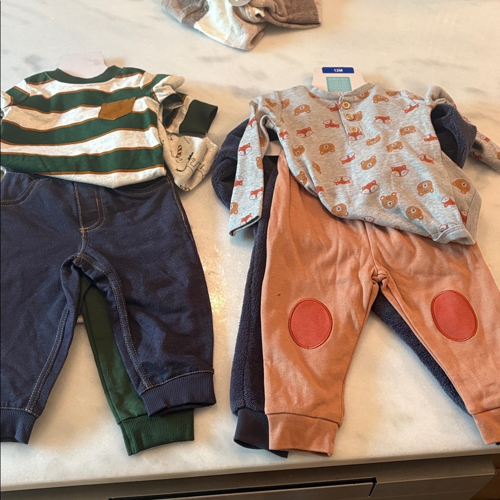 Baby Boy Infant Toddler Lot Bundle Outfit 12m 6-12m Gap Carters Pekkle - Picture 4 of 7